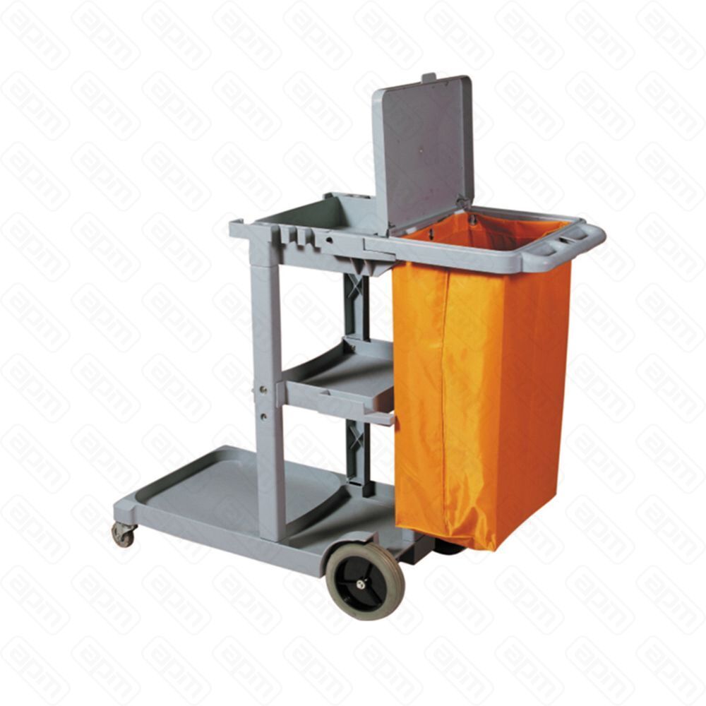 Тележка для уборки бак с крышкой пластик PL Proff Cuisine