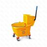 Ведро для уборки с отжимом на колесах 25 л PL Proff Cuisine