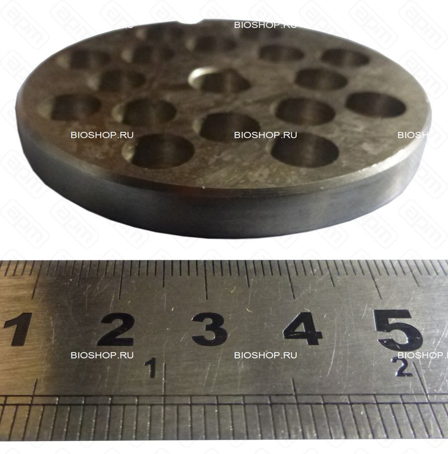 Решетка для мясорубки  70 мм отверстия 10 мм