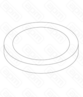 Прокладка 198x167x2 Sanremo арт10052143