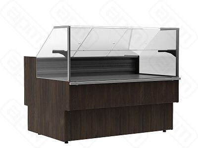 Витрина тепловая GC110 SH 125-1 ВТ-125 Carboma GC110 1006 ДУБ