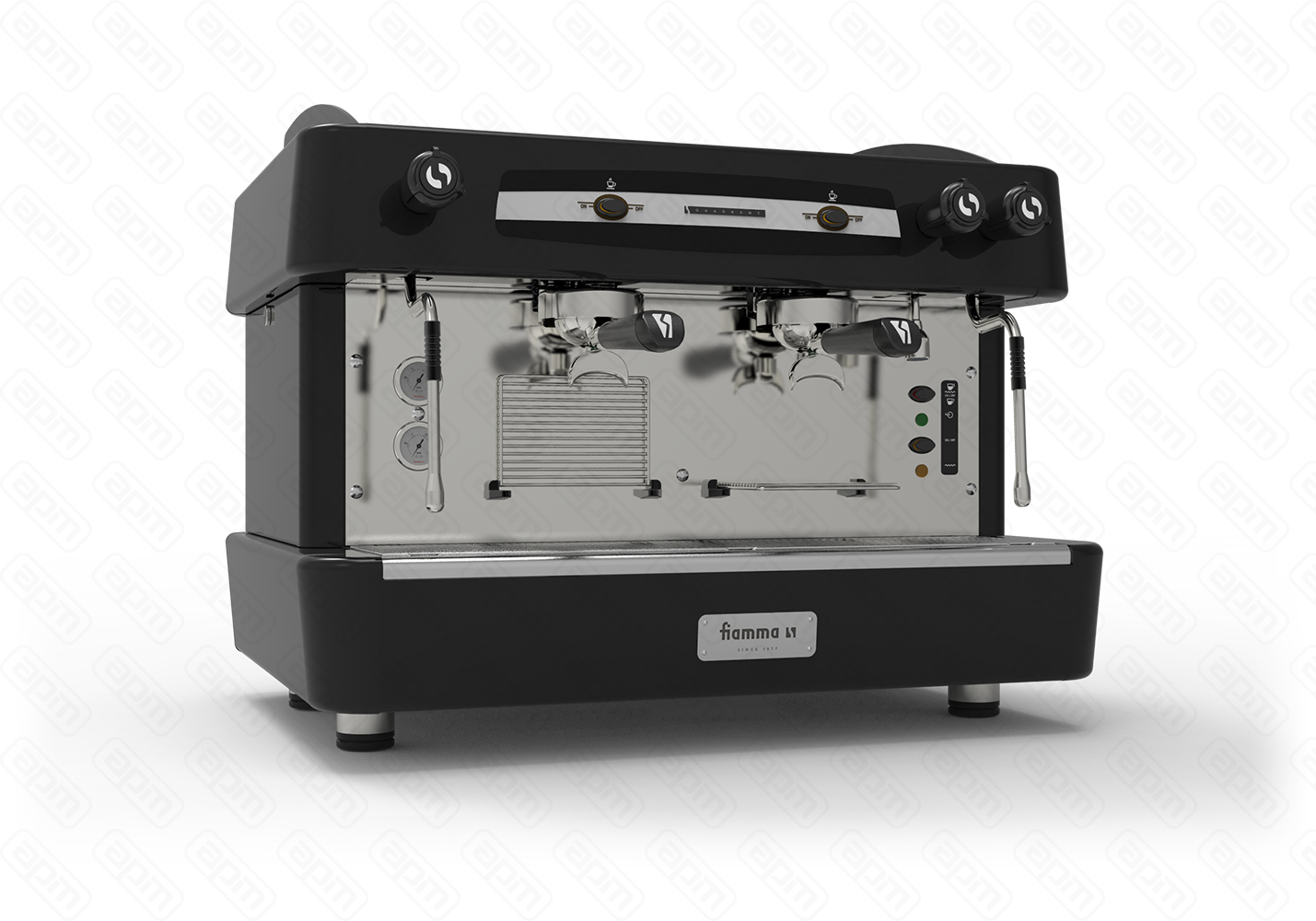 Кофемашина рожковая FIAMMA QUADRANT 2 TC BLACK полуавтомат 2 группы COFFEE MACHINE QUADRANT 2 TC BLACK