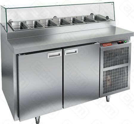 СТОЛ ДЛЯ ПИЦЦЫ HICOLD PZ2-11GN 16 СТЕКЛО