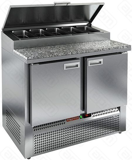 СТОЛ ДЛЯ ПИЦЦЫ HICOLD PZE1-11GN 13 КАМЕНЬ