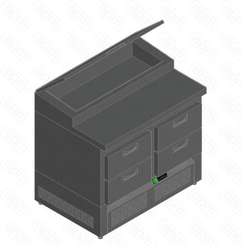 СТОЛ ДЛЯ ПИЦЦЫ HICOLD PZE1-22GN 13