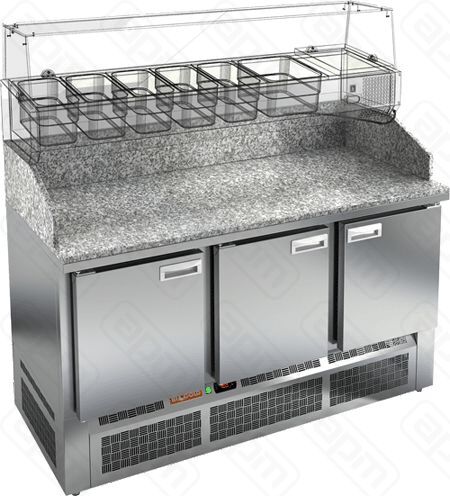 СТОЛ ДЛЯ ПИЦЦЫ HICOLD PZE3-111SN КАМЕНЬ