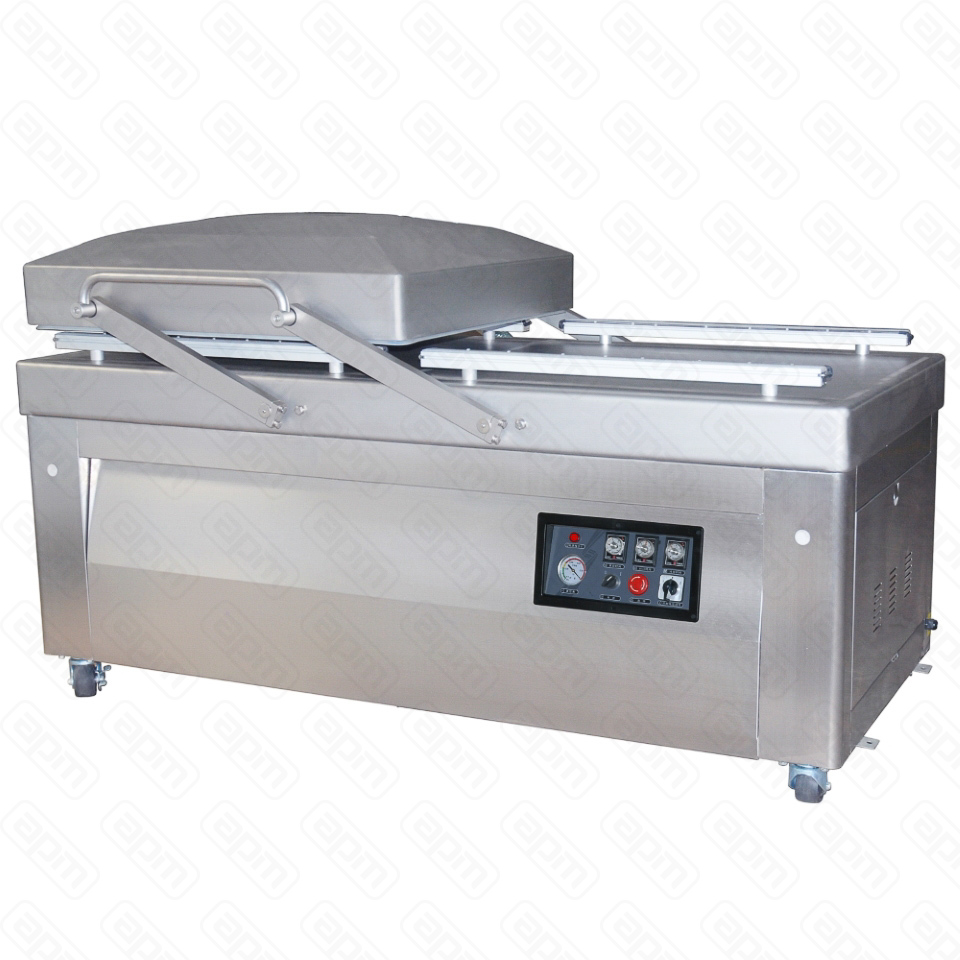 Напольный вакуумный упаковщик HVC-820S2B-G нерж газ