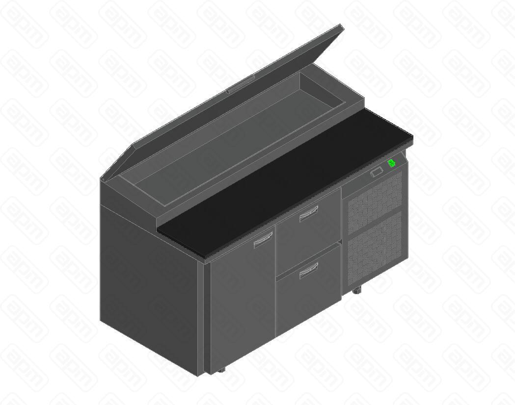 СТОЛ ДЛЯ ПИЦЦЫ HICOLD PZ1-12GN 13H