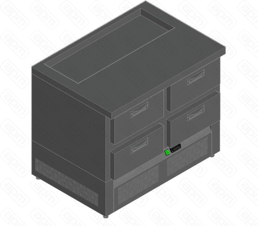 СТОЛ ДЛЯ САЛАТОВ HICOLD SLE1-22GN 13 О БЕЗ КРЫШКИ