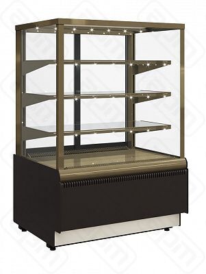 Витрина холодильная Полюс KC70 VM 06-2 STANDARD Паттерн открытая 0107 Ольха