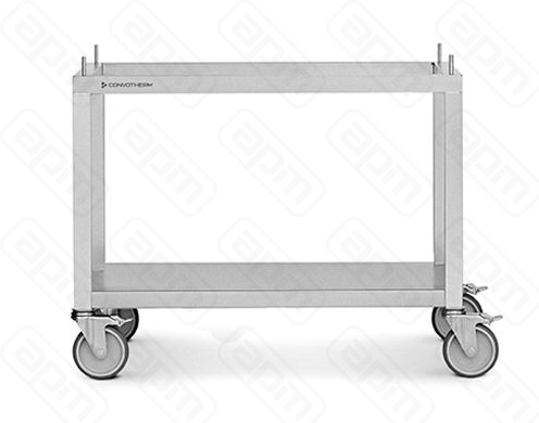 Подставка Convotherm 620 1020 открытая с полкой и столешницей на колесах
