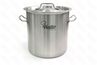 Кастрюля нерж с тройным дном 300х220мм объем 15L с двручками 101325 Viatto