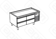 БАЗА ХОЛОДИЛЬНАЯ APACH CHEF LINE SLBR722