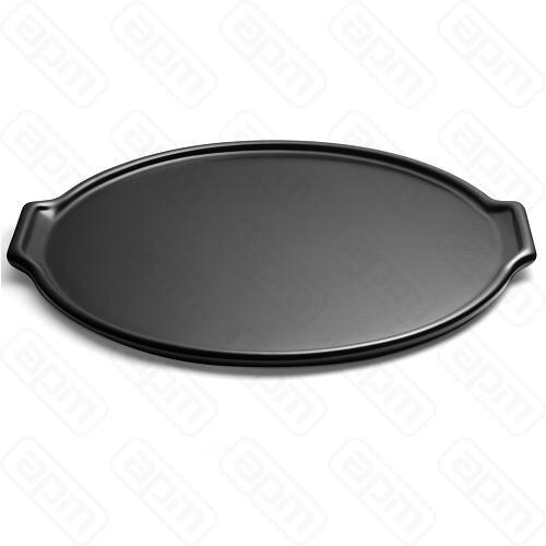 Блюдо для пиццы d 355см  335см с ручками керамика серия Gastron цвет черный 343271