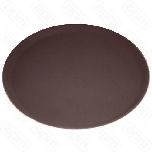 Поднос прорез круглый d 28см коричневый серия Jiwins JW-R1100CT-BR