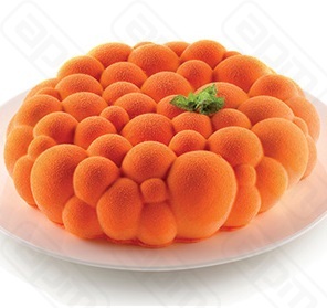 Форма силиконовая ПУЗЫРЬКИ серая d220 мм h55мм 1600 мл BOLLE