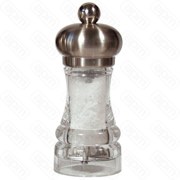 Мельница для соли 11см Polka нержстальРММА прозрачный